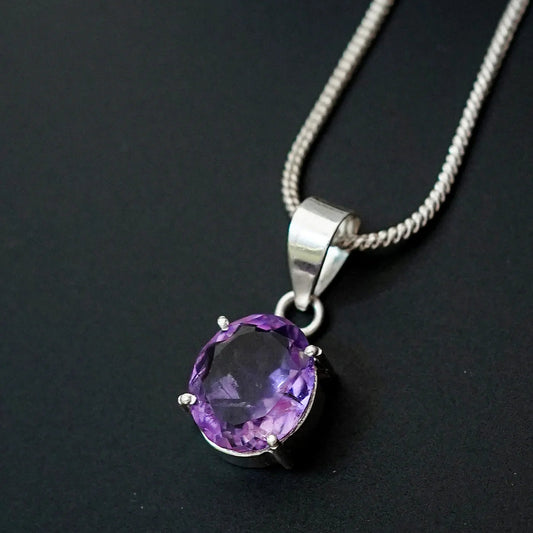 Raw Amethyst Pendant | Calm & Clarity